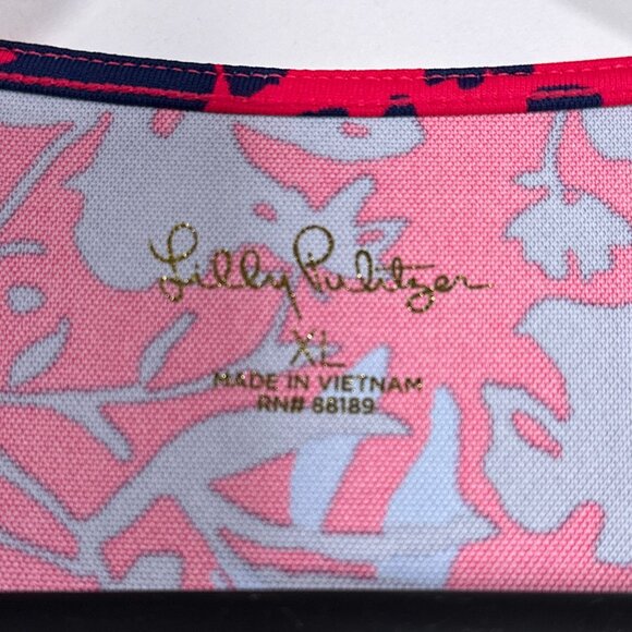 NWT Lilly Pulitzer Braedyn UPF 50+ Nylon-Blend‎ Pull-on My Own Chilly Lilly XL - Picture 9 of 13